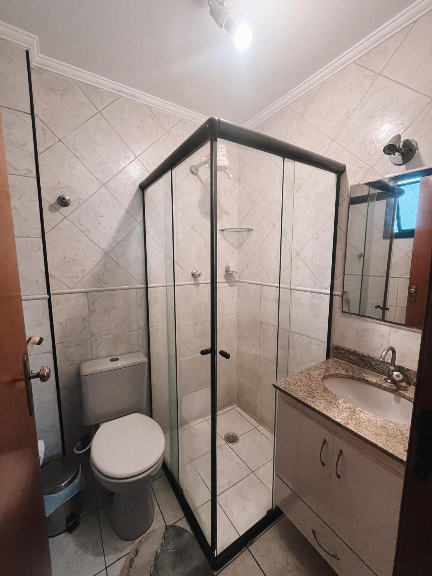 Apartamento Vila Tupy - Ar Condicionado - Praia Grande Bagian luar foto