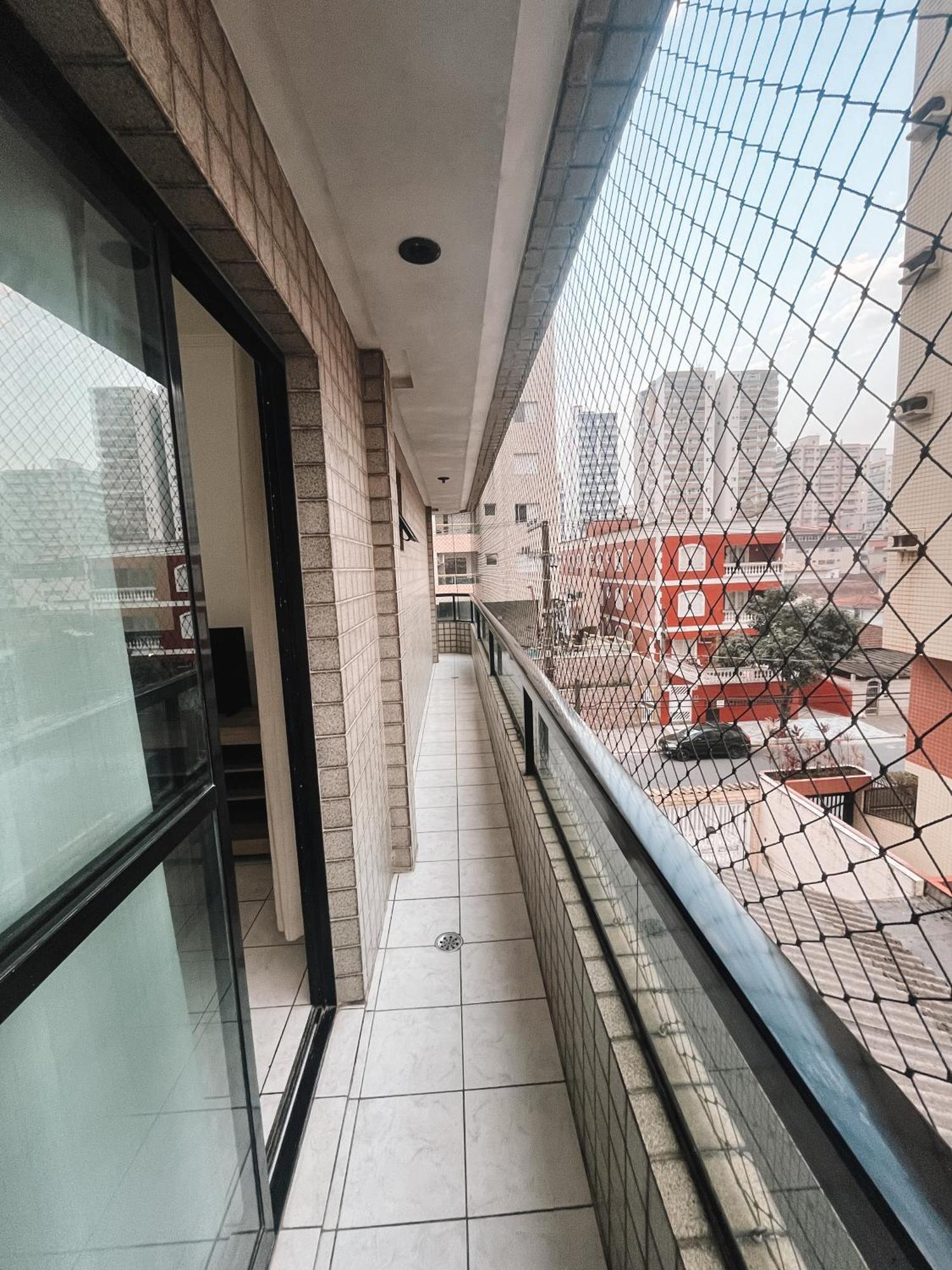 Apartamento Vila Tupy - Ar Condicionado - Praia Grande Bagian luar foto
